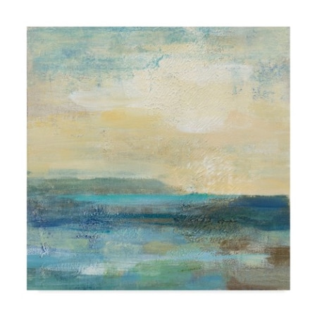 Silvia Vassileva 'Sunset Beach I' Canvas Art,18x18